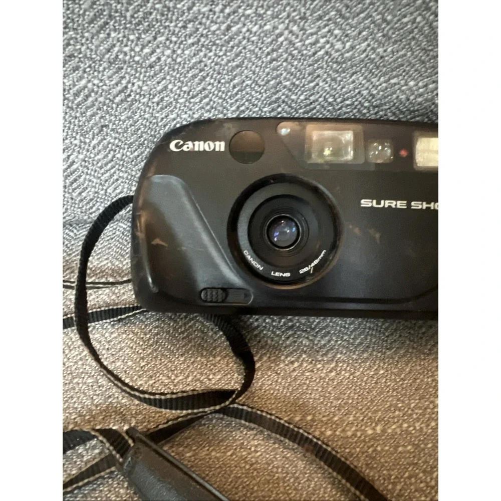Canon Sure Shot 28/48mm Lens Point & Shoot 35mm Film Camera Untested